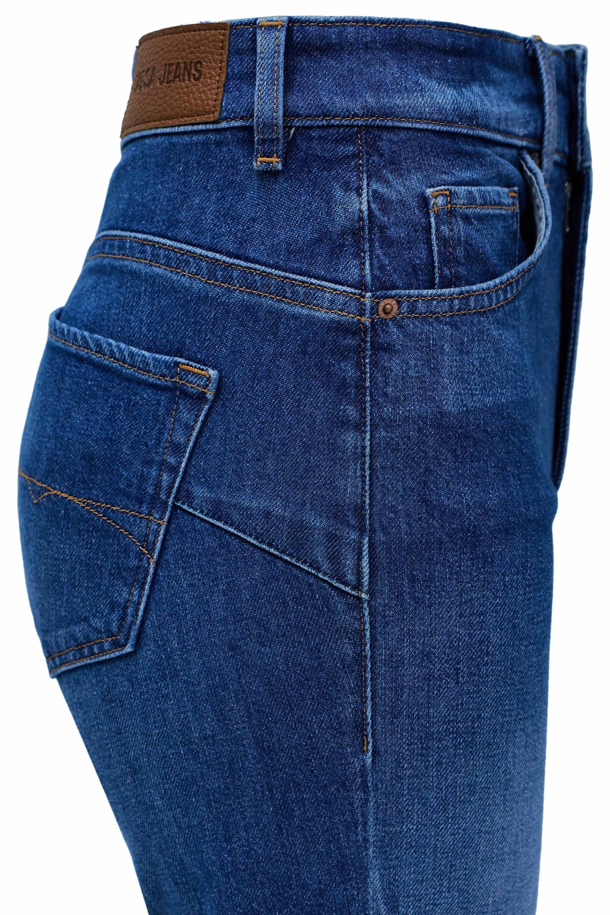 évasé Jean 'Faith' Salsa Jeans en bleu