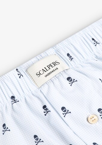 Scalpers Boxer shorts 'Vichy' in Blue