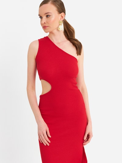 Cool & Sexy Jurk in 36 in de kleur Rood, Productweergave