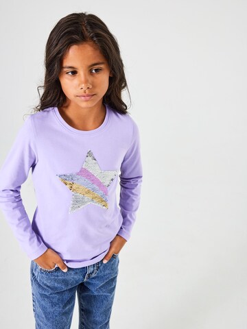 NAME IT - Camiseta 'Bistar' en lila: frente