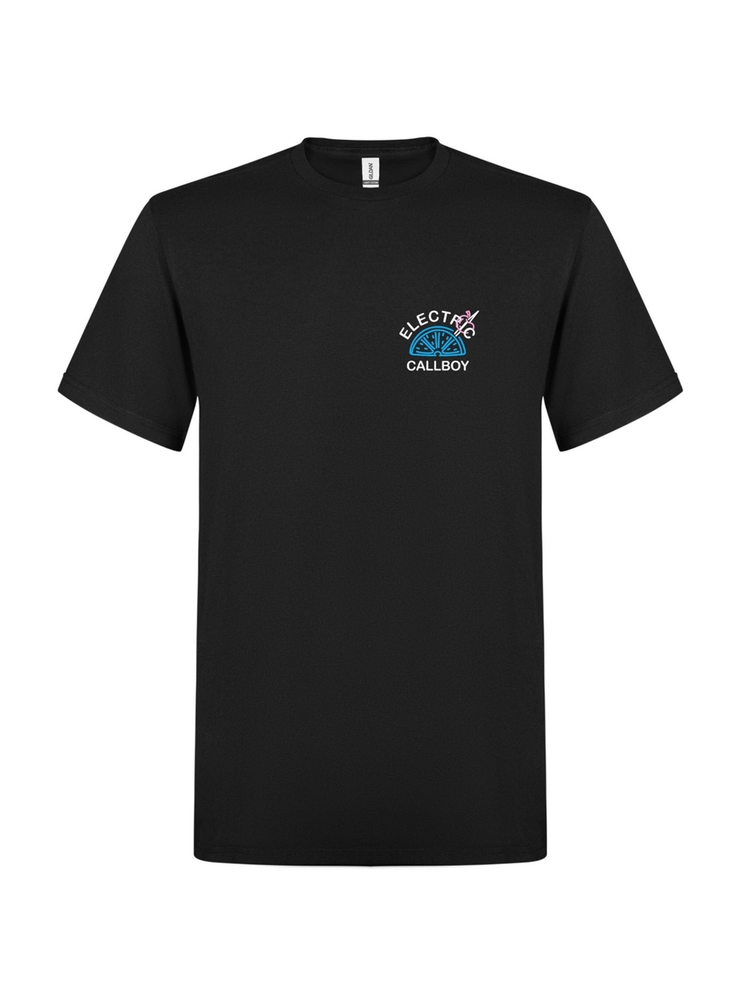 Maglietta 'Electric Callboy Juice On Your Lips' di Rockshirts in nero: frontale