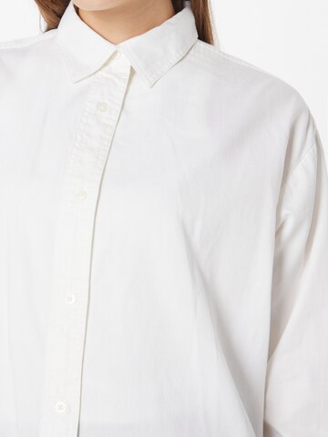 KnowledgeCotton Apparel Blouse in White