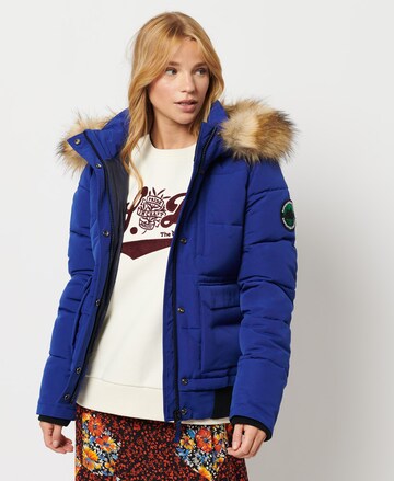 Veste d’hiver 'Everest' Superdry en bleu : devant
