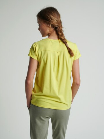 T-shirt fonctionnel Hummel en jaune