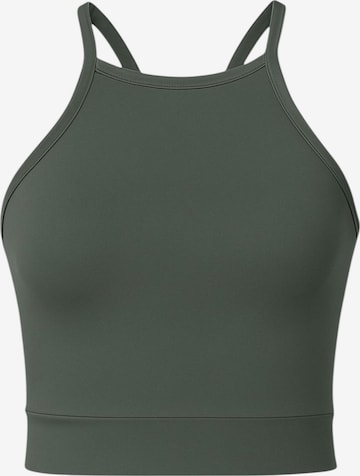 Top 'RACERFIT' di fashionshowcase in verde: frontale
