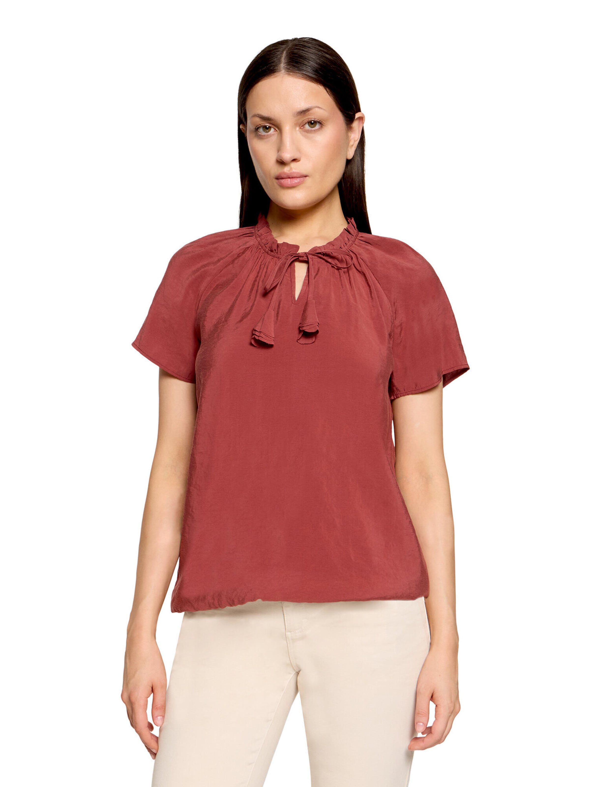 Cartoon Blouse in Bruin: voorkant