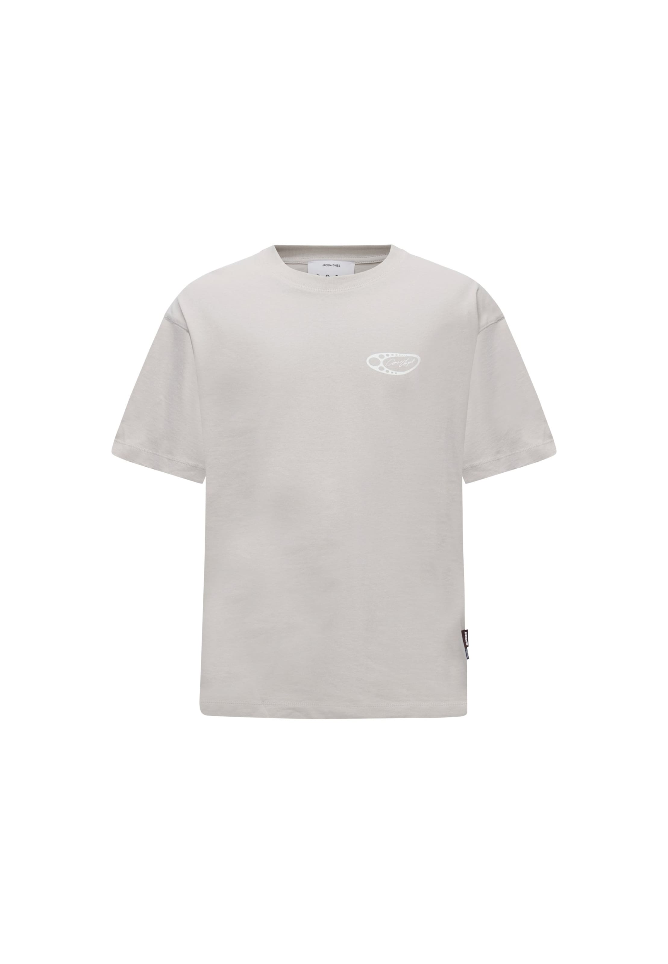 Maglietta 'JCOECHO' di JACK & JONES in grigio: frontale