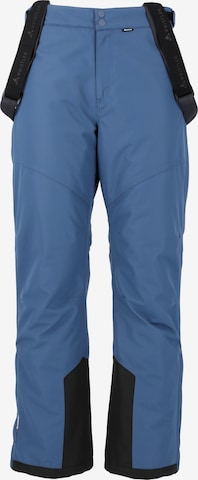 Whistler Regular Outdoor Pants 'Drizzle' in Blue: front