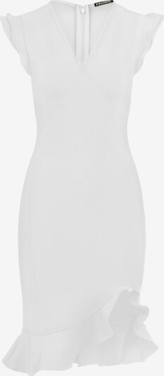 Kraimod Robe de cocktail en blanc, Vue avec produit