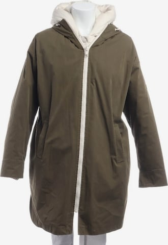 Yves Salomon Winterjacke / Wintermantel L in Grün: Vorderseite