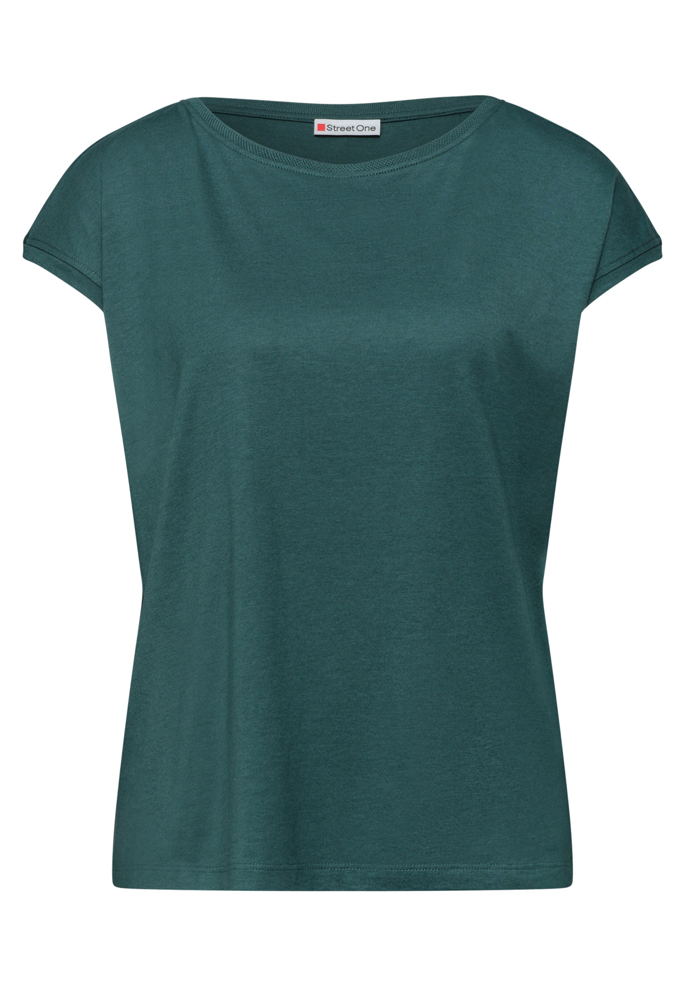 STREET ONE Shirt in Grün: Vorderseite