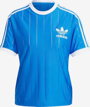 ADIDAS ORIGINALS Shirt 'Adicolor 3-Stripes Pinstripe' in Blau: Vorderseite