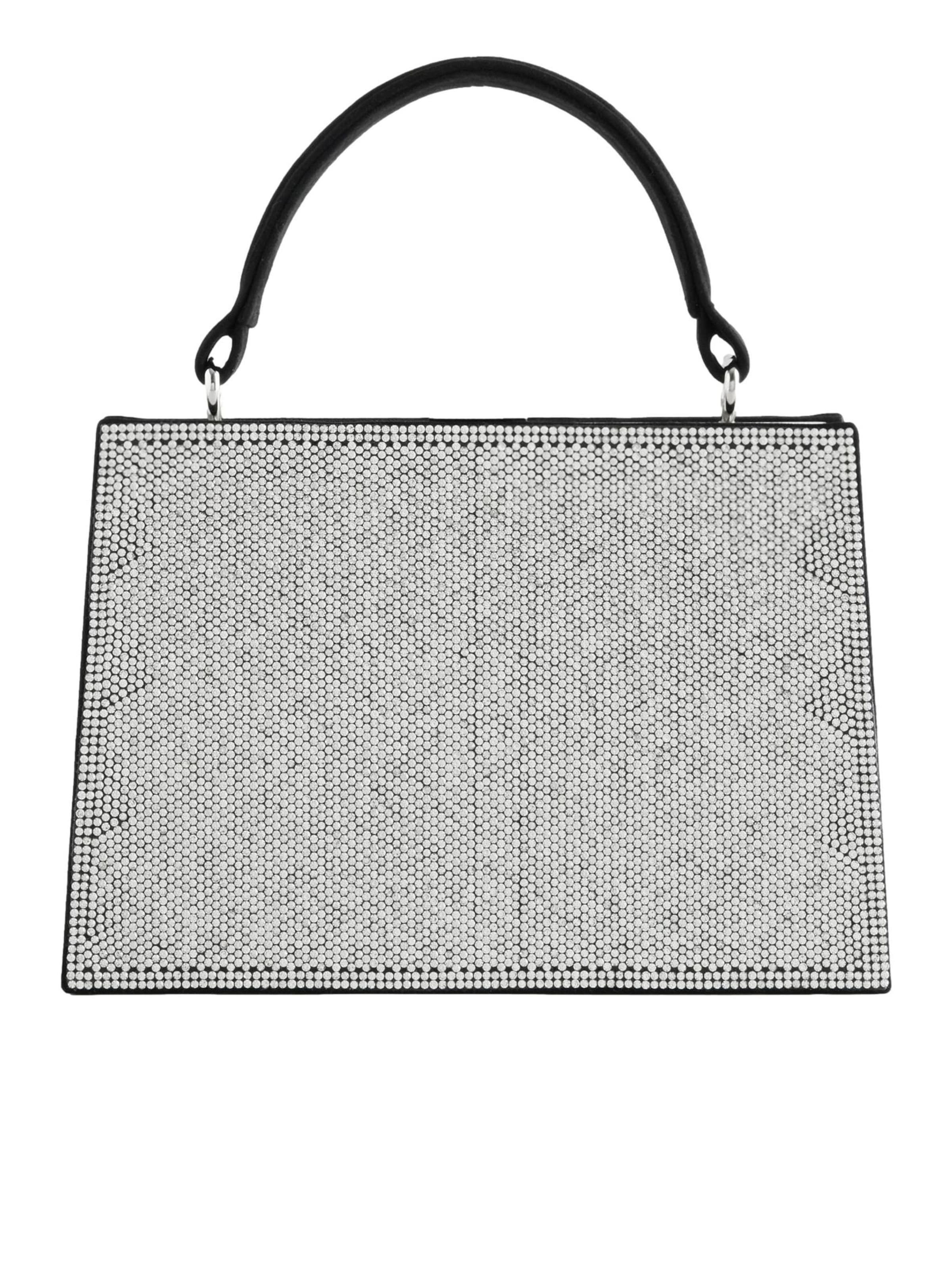 Next Дамска чанта в сребърно: отпред