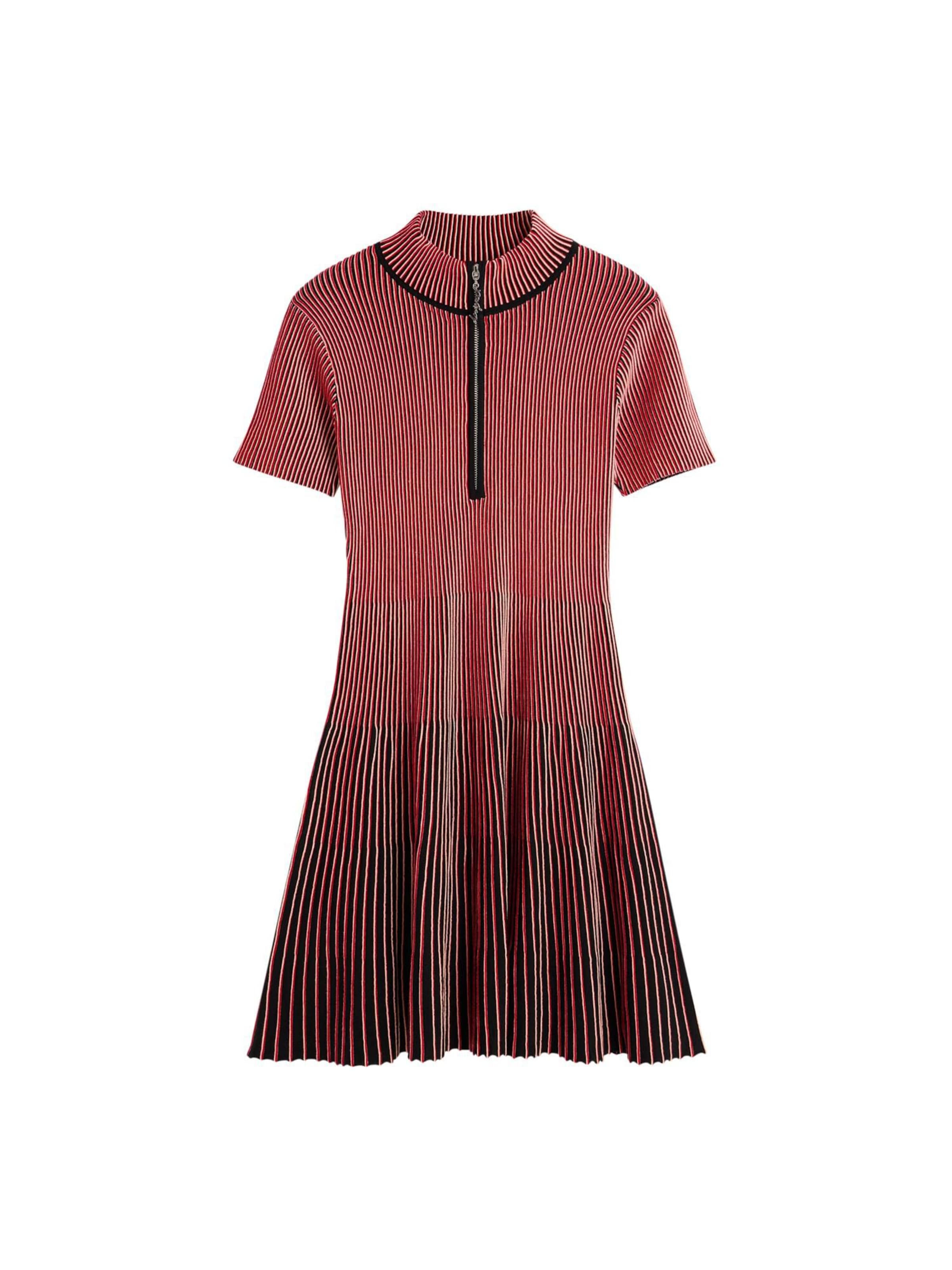 Desigual Haljina u crvena / crna / bijela, Pregled proizvoda