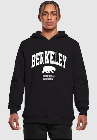 Sweat-shirt 'Berkeley University - Bear' Merchcode en noir : devant