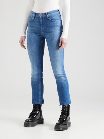 Coupe slim Jean 'DAZZLER ' MOTHER en bleu : devant