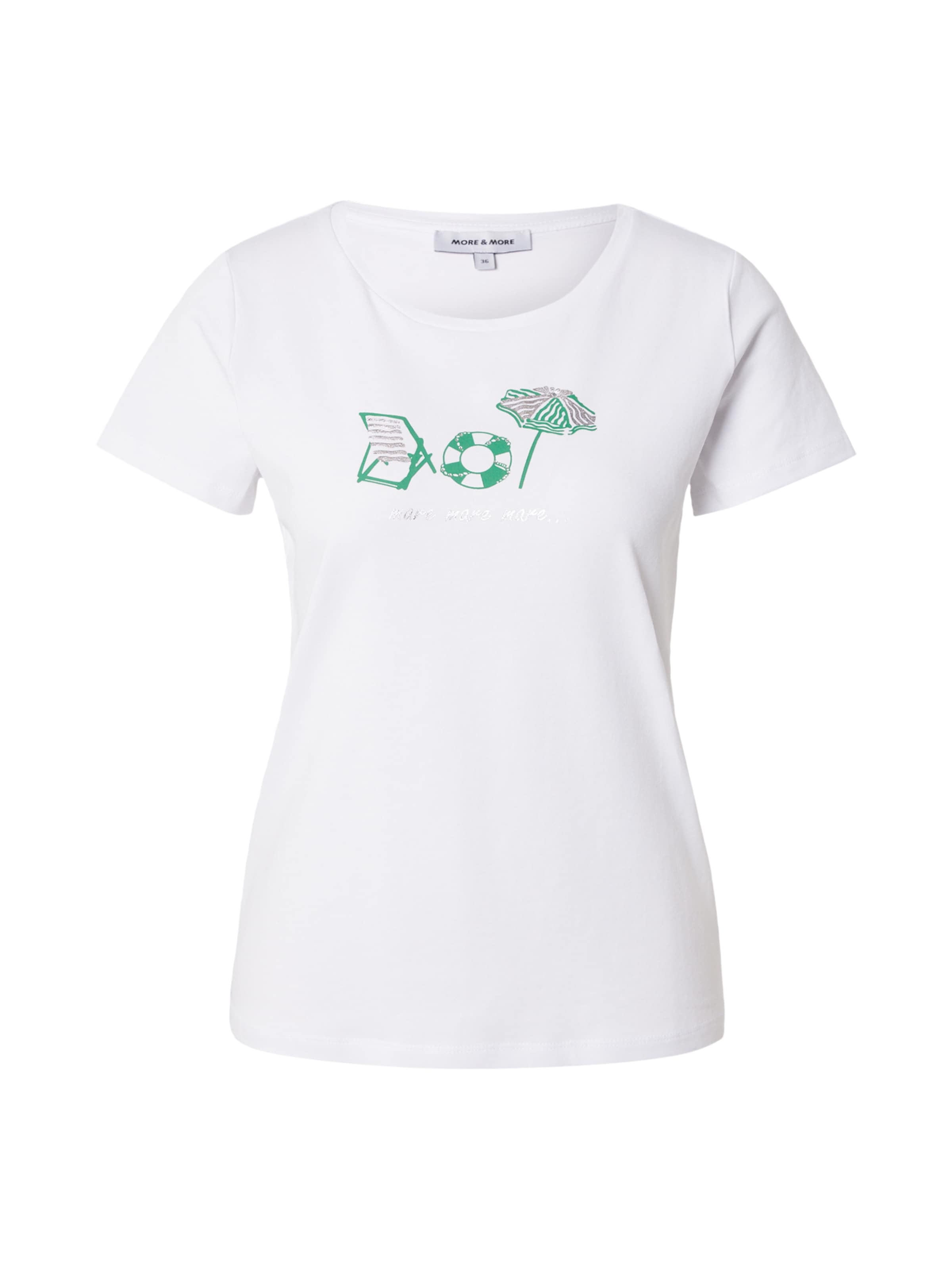 MORE & MORE Μπλουζάκι σε λευκό: μπροστά
