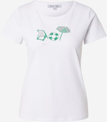 Tricou de la MORE & MORE pe alb: față