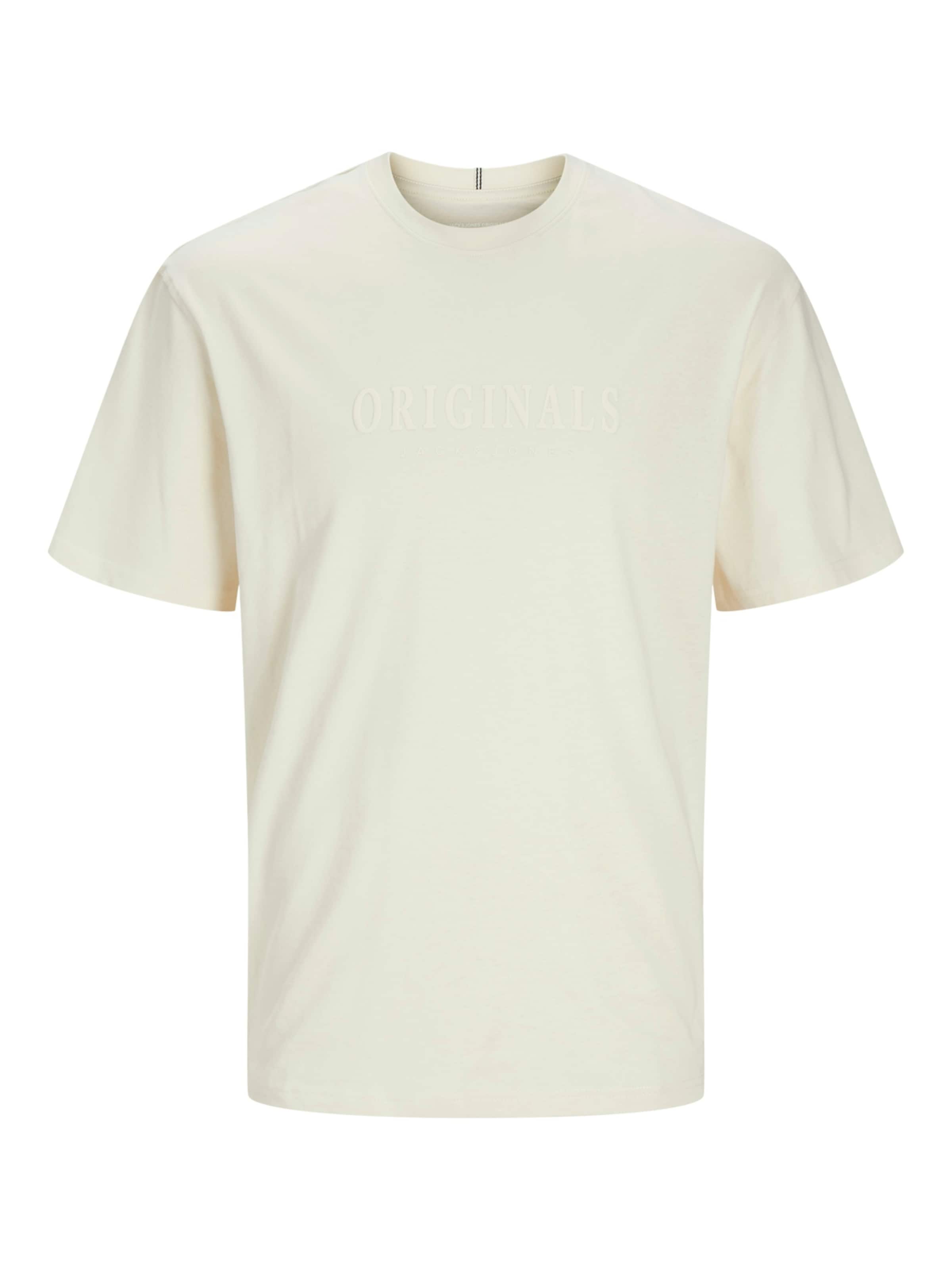 JACK & JONES - Camiseta 'JORFrederiksberg' en blanco: frente