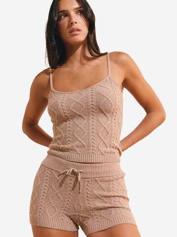 Pantaloncini da pigiama 'Blanca' di ETAM in beige