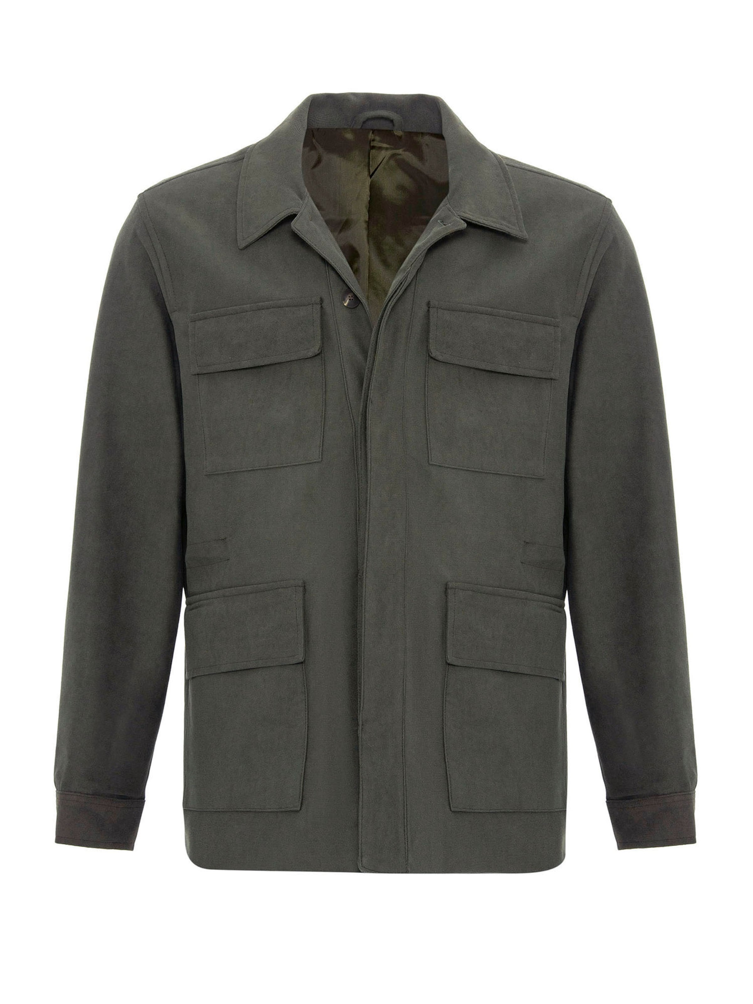 Antioch Φθινοπωρινό και ανοιξιάτικο μπουφάν σε πράσινο: μπροστά