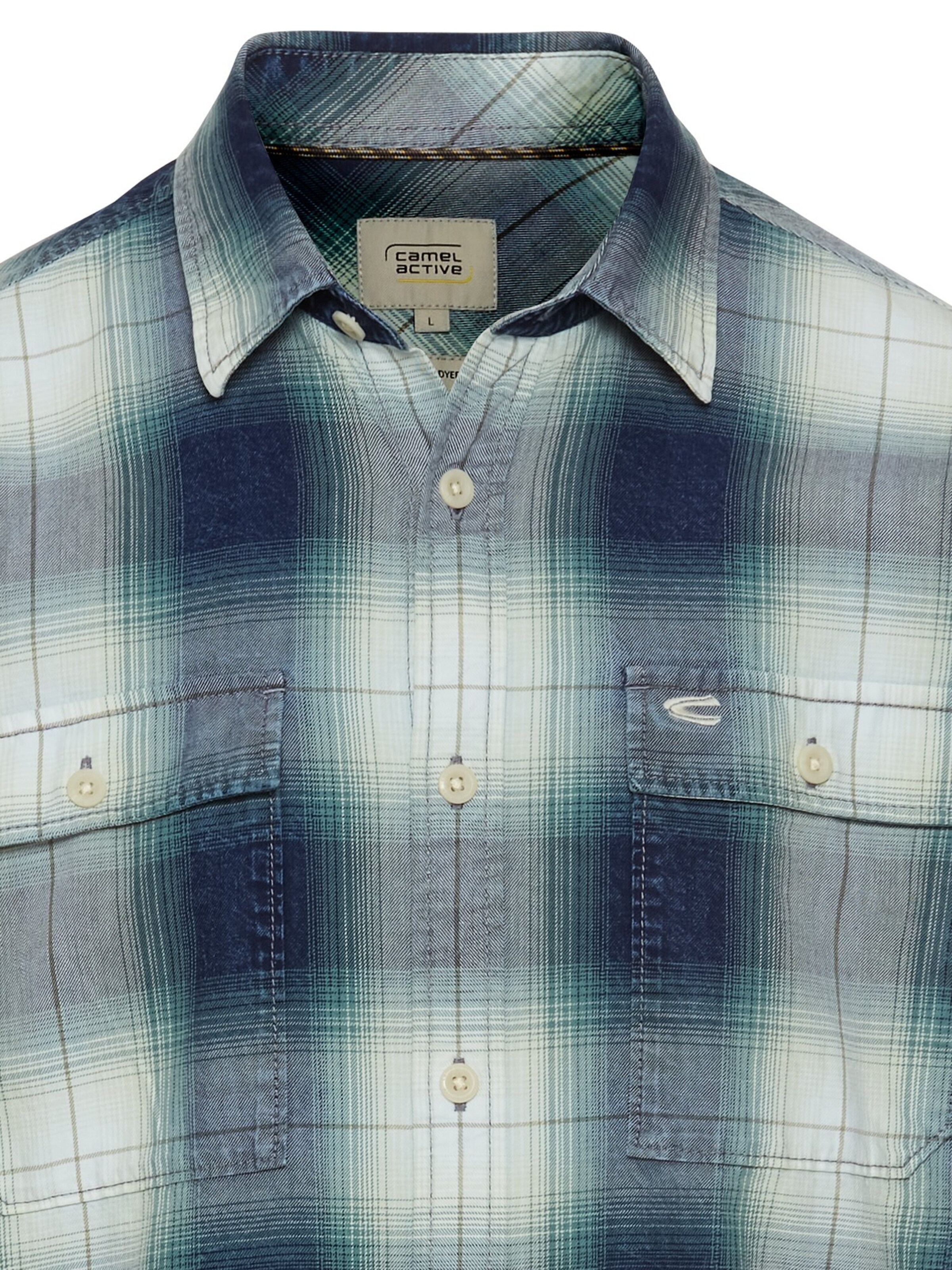 CAMEL ACTIVE Regular fit Button Up Shirt in Blue