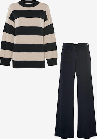 Abito da casa 'LOUNGEWEAR SET - Pullover Felia & Pants Bailey' di YOU LOOK PERFECT in nero: frontale