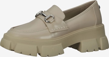 STEVE MADDEN Classic Flats in Beige: front