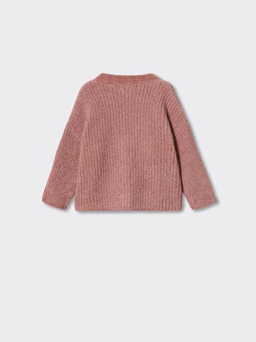 MANGO KIDS Knit Cardigan 'Souffleb' in Pink