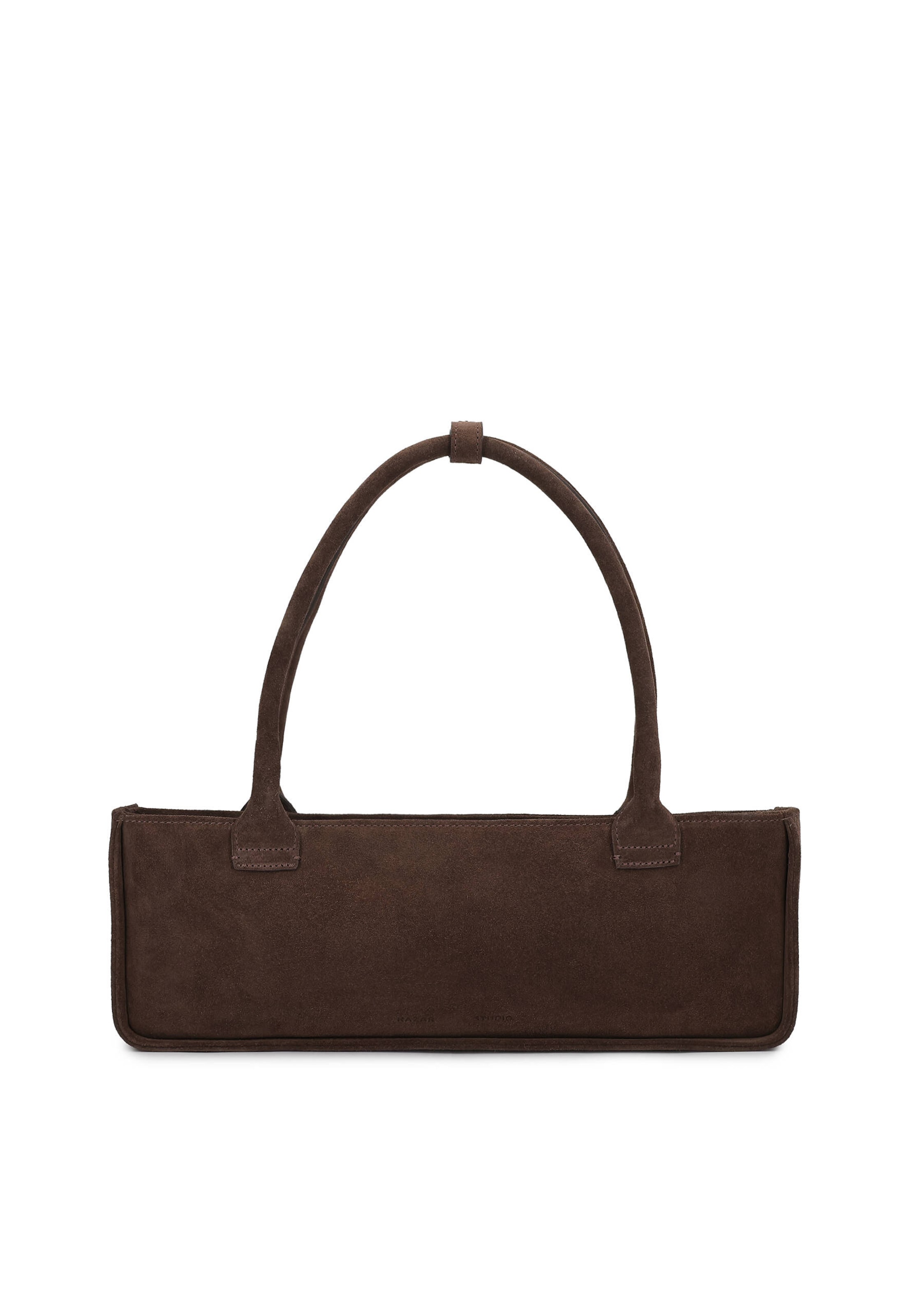 Borsa a spalla di Kazar Studio in marrone: frontale