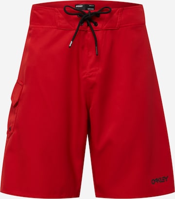 OAKLEY Swimming Trunks 'KANA' in Red: front