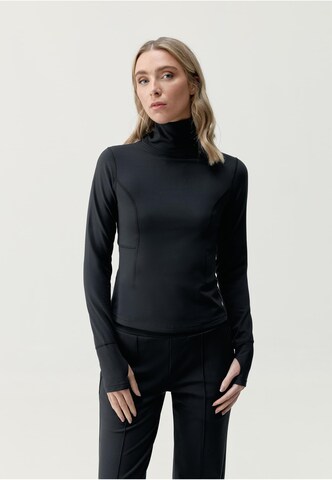 Born Living Yoga Shirt 'Leya' in Schwarz: Vorderseite
