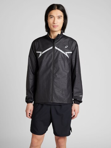 ASICS Sportjacke 'LITE-SHOW' in Schwarz: predná strana