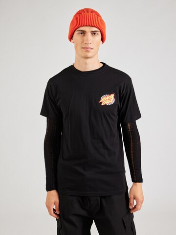 Santa Cruz - Camisa 'Goal Flame' em preto