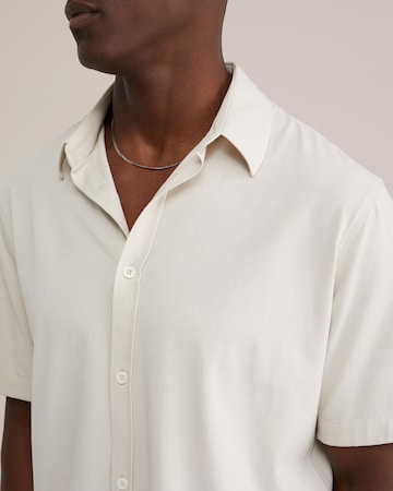 WE Fashion Regular fit Πουκάμισο σε μπεζ