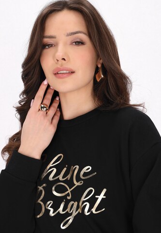 Sweat-shirt 'Fashion Look' faina en noir