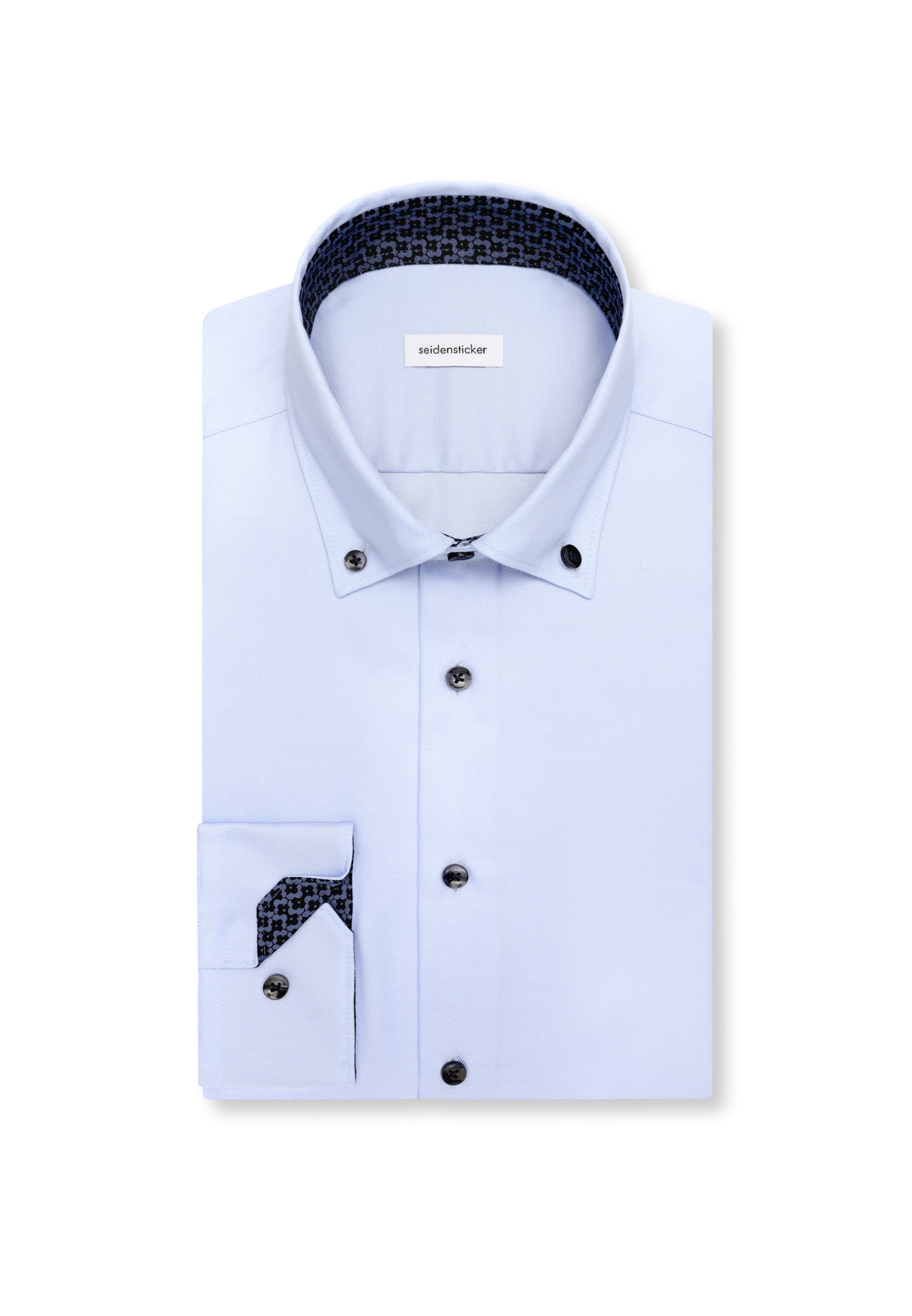 SEIDENSTICKER Slim fit Zakelijk overhemd in Blauw