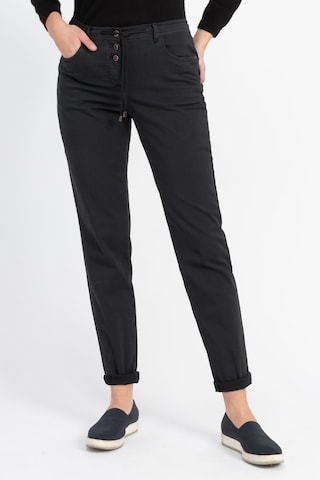 Regular Pantalon Recover Pants en noir : devant