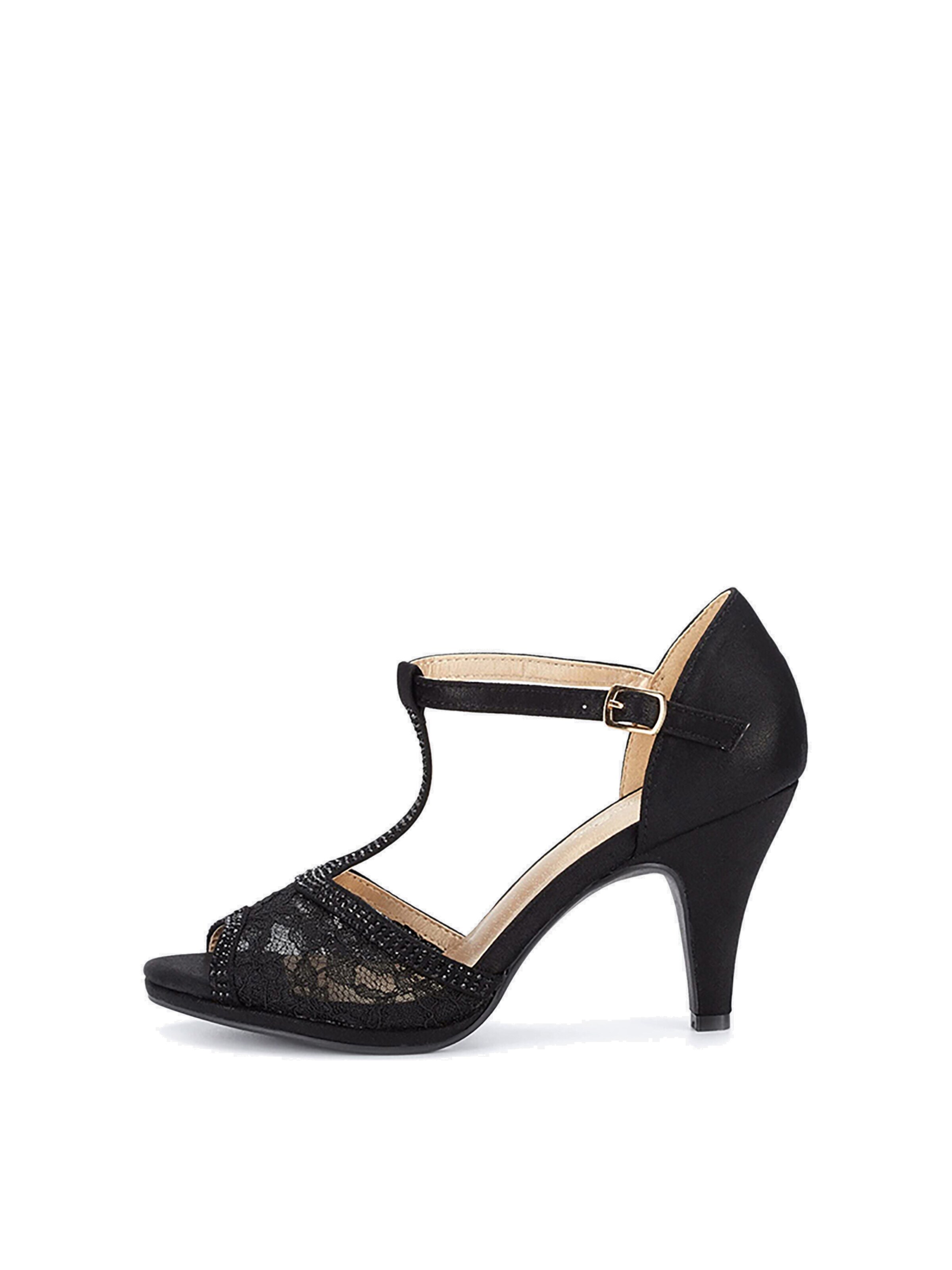 Sandalo con cinturino di Dream Pairs in nero