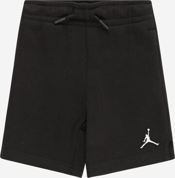 Regular Pantaloni de la Jordan pe negru: față