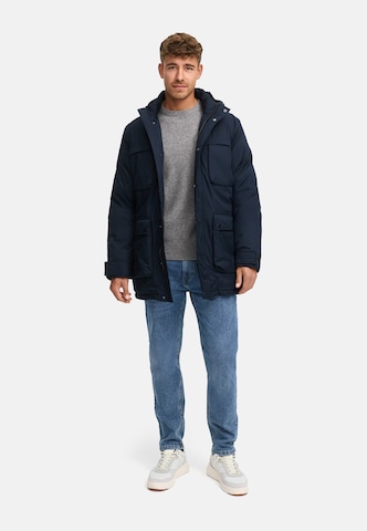 Manteau d’hiver 'INTardil' INDICODE JEANS en bleu