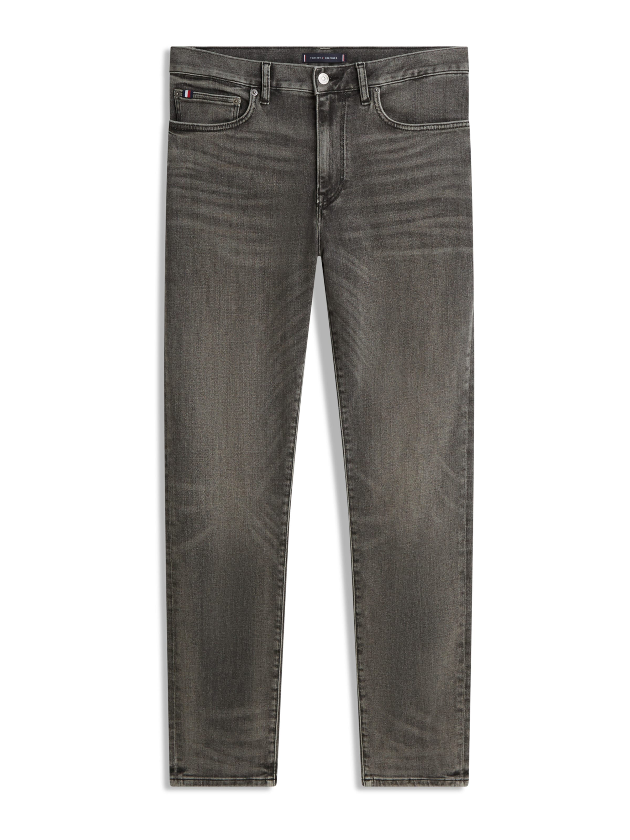 TOMMY HILFIGER Слим Джинсы в Серый: спереди
