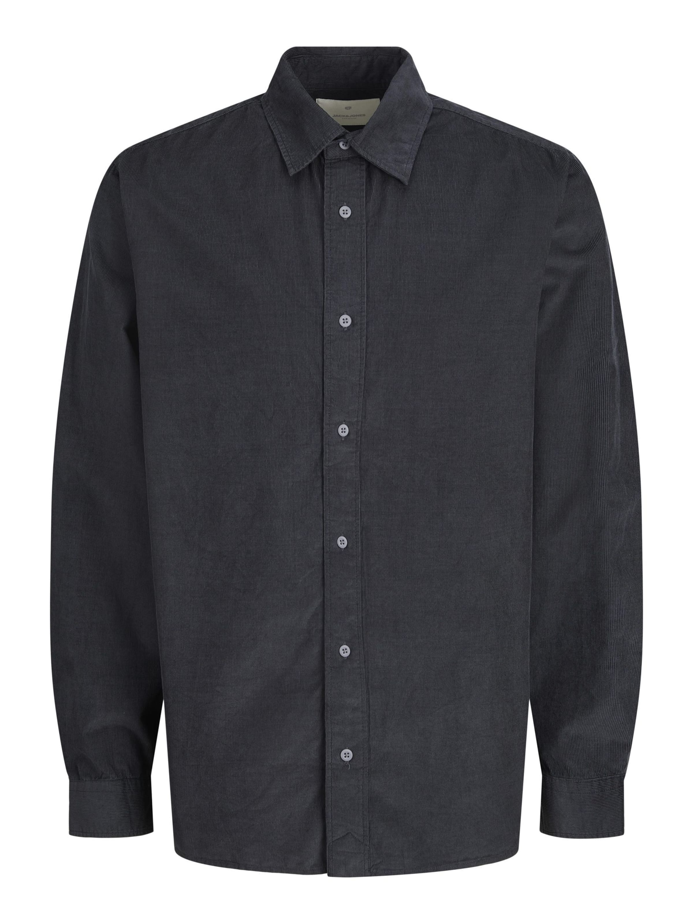 JACK & JONES Hemd in Schwarz: Vorderseite