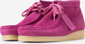 BRONX Lace-Up Shoes 'Wonde-Ry' in Pink