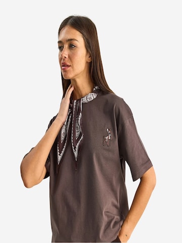 Bianco Lucci Shirt in Brown