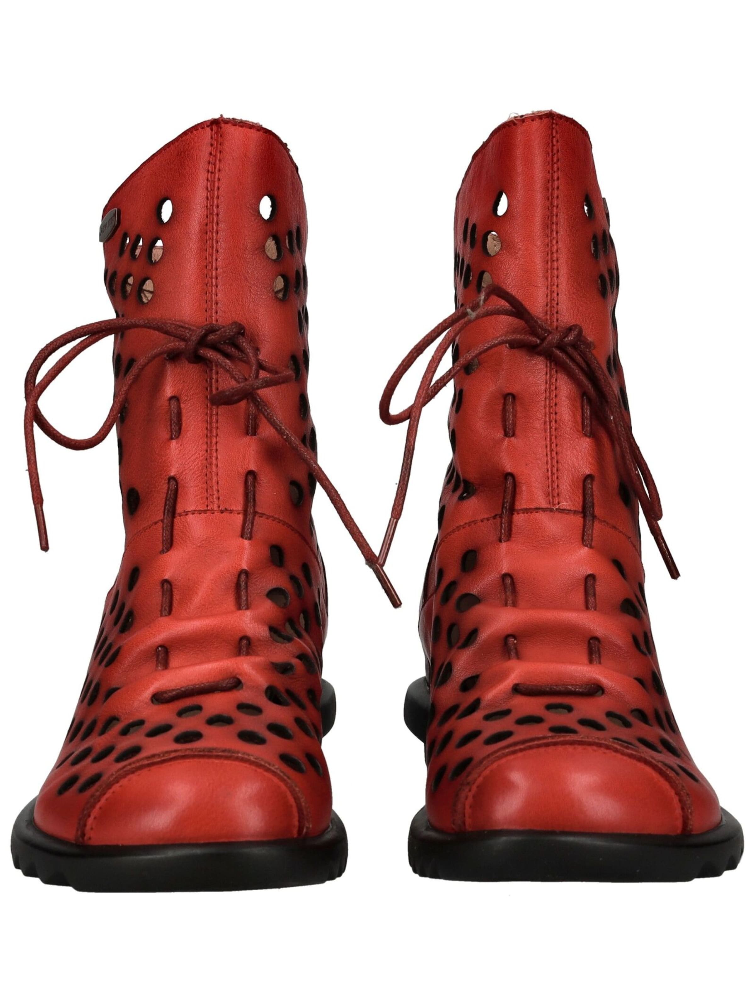 Stivaletto stringato di Laura Vita in rosso