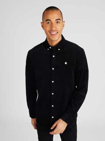 Carhartt WIP - Regular Fit Camisa 'Madison' em preto: frente