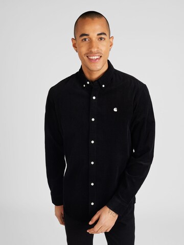Carhartt WIP - Ajuste regular Camisa 'Madison' en negro: frente