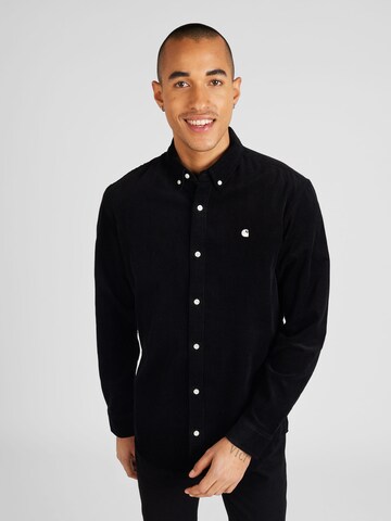 Coupe regular Chemise 'Madison' Carhartt WIP en noir : devant