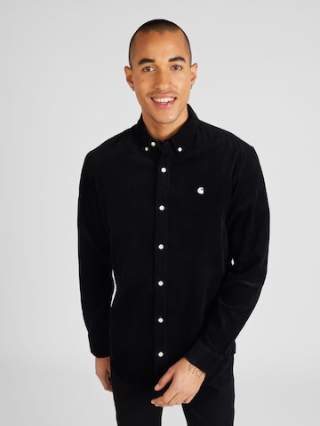 Carhartt WIP Regular fit Overhemd 'Madison' in Zwart: voorkant